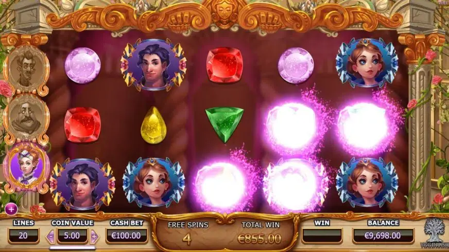 Beauty and the Beast (Yggdrasil) slot screenshot 3