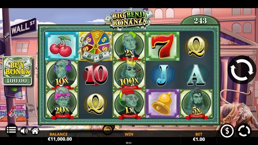 Big Benji Bonanza slot screenshot 1