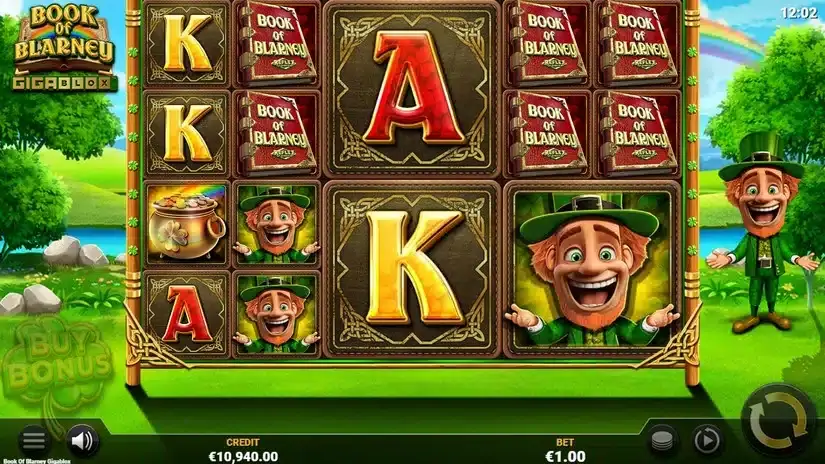 Book of Blarney GigaBlox slot screenshot 2