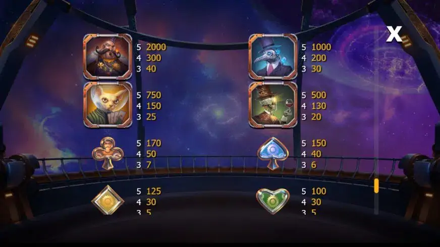 Cazino Cosmos slot screenshot 2