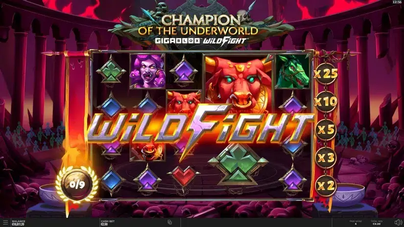 Champion of the Underworld slot screenshot 5