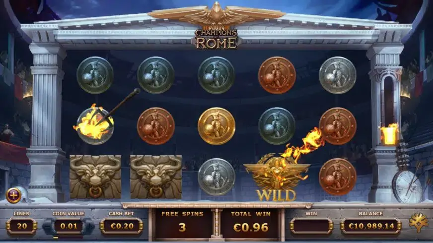 Champions of Rome slot screenshot 8