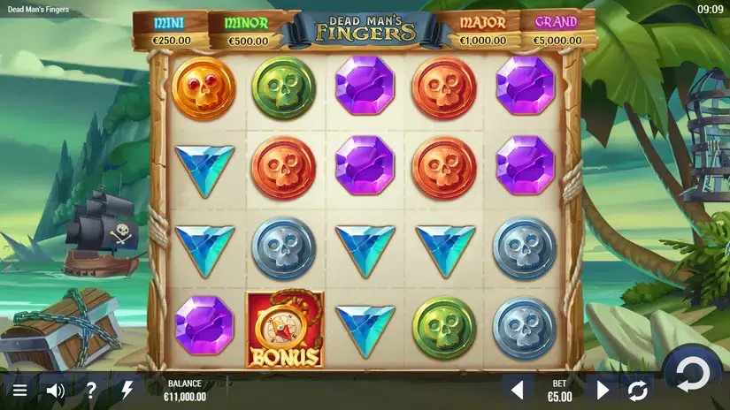 Dead Mans Fingers slot screenshot 1
