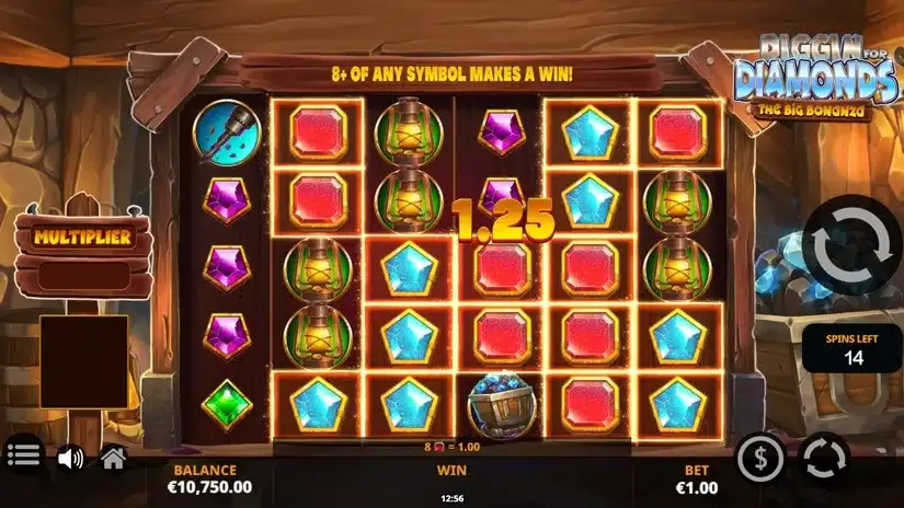 Diggin’ For Diamonds slot screenshot 4