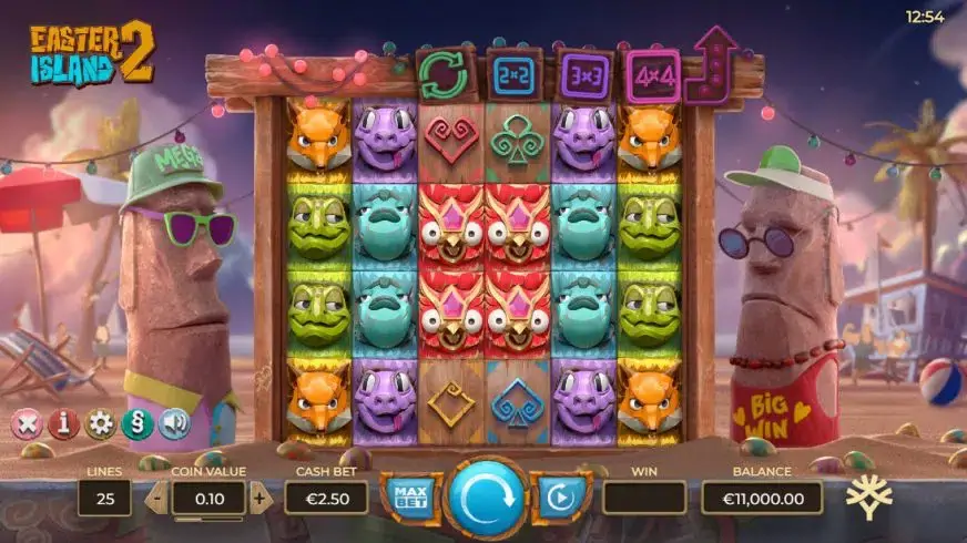 Easter Island 2 slot screenshot 