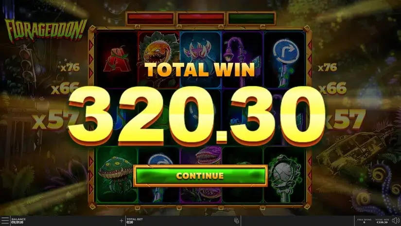 Florageddon! slot screenshot 