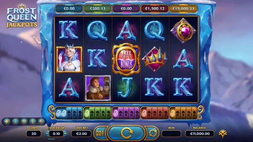 Frost Queen Jackpots slot screenshot 1