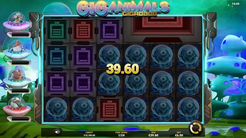 Giganimals Gigablox slot screenshot 4