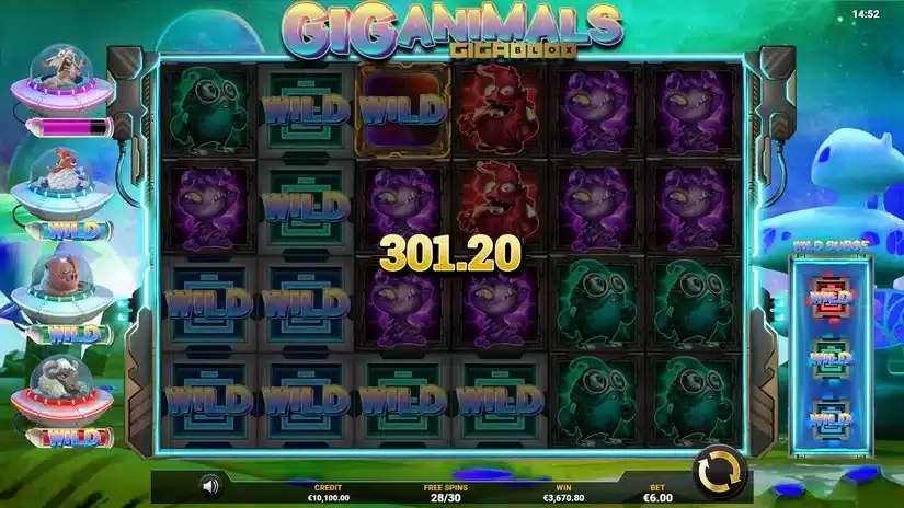 Giganimals Gigablox slot screenshot 9