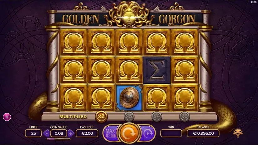 Golden Gorgon slot screenshot 3