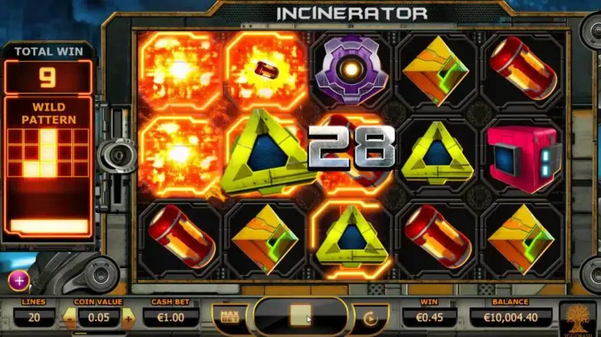 Incinerator slot screenshot 1