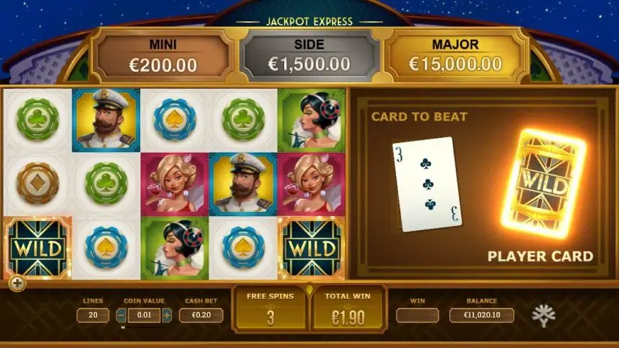 Jackpot Express slot screenshot 3