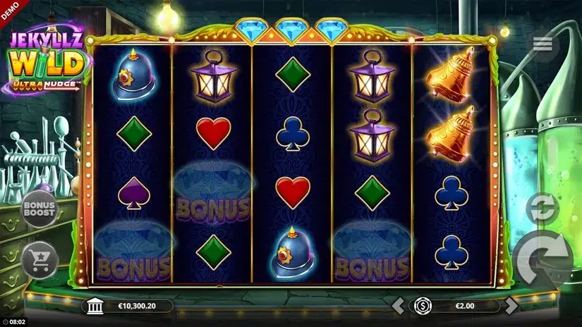 Jekyllz Wild Ultranudge slot screenshot 4