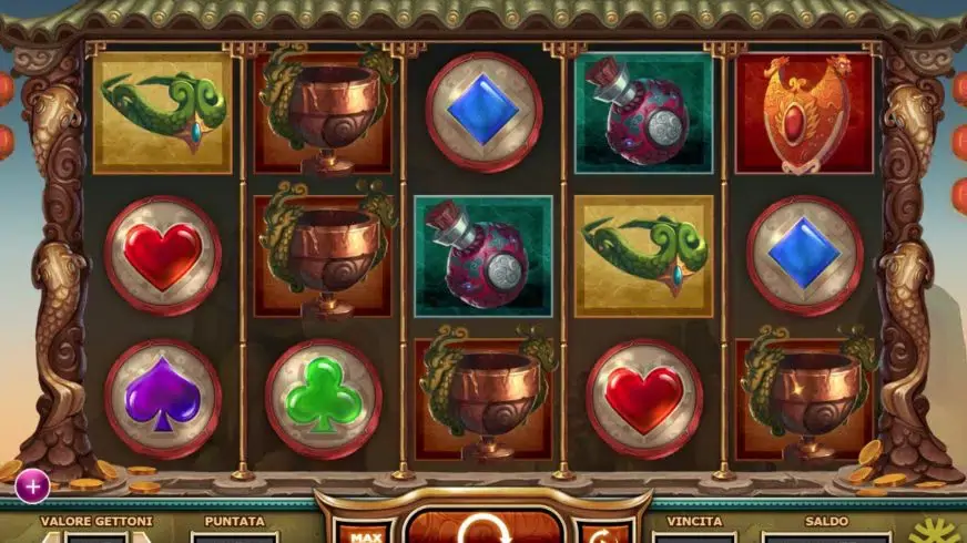 Legend of the Golden Monkey slot screenshot 2