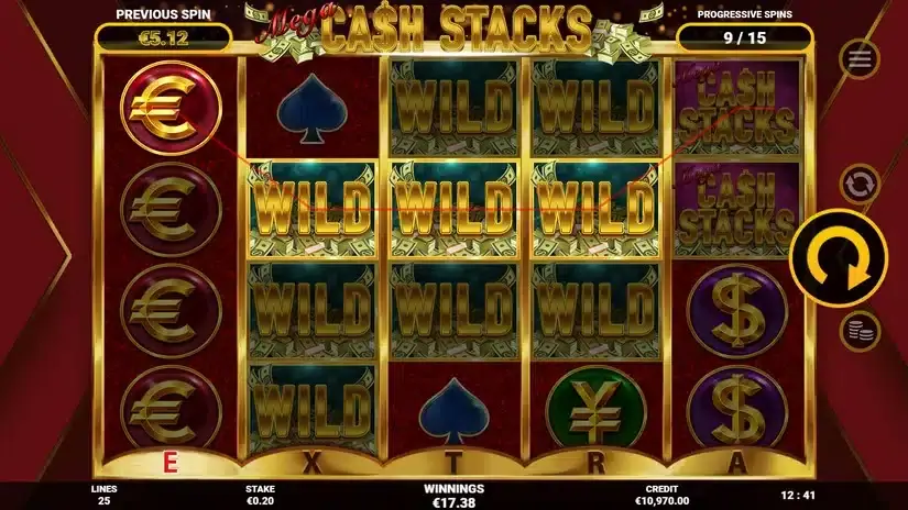 Mega Cash Stack slot screenshot 7