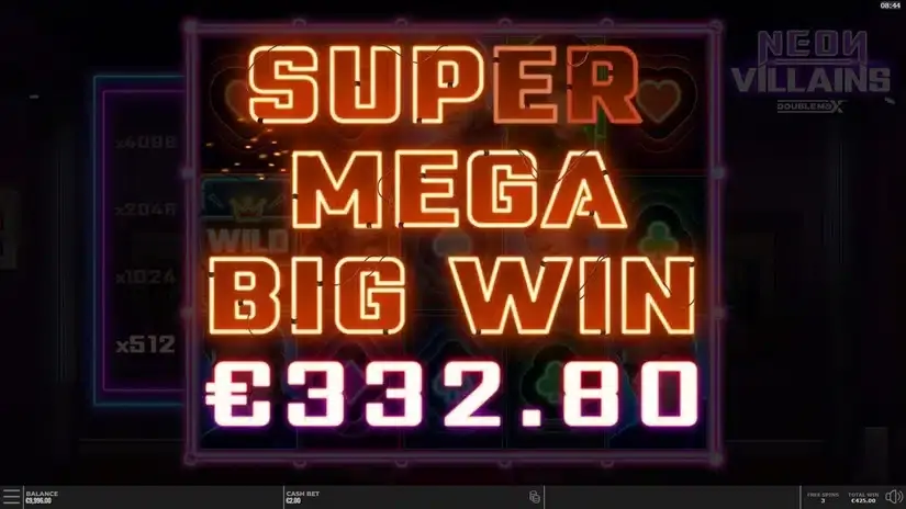 Neon Villains slot screenshot 6