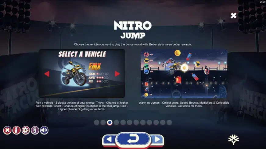 Nitro Circus slot screenshot 3