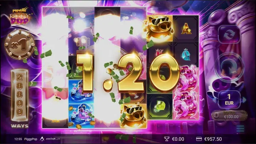 PiggyPop slot screenshot 3