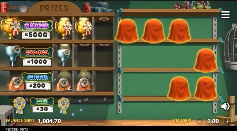 Prized Pets Gigablox slot screenshot 9