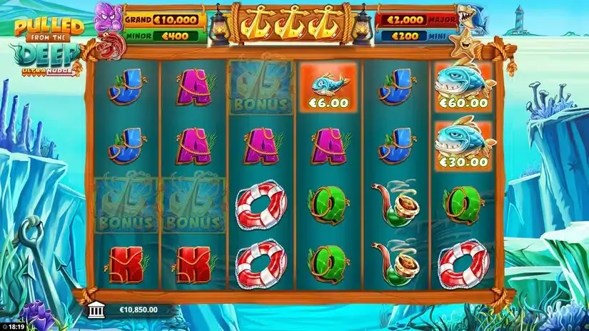 Pulled From The Deep UltraNudge slot screenshot 2