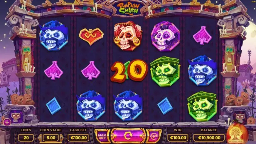 Pumpkin Smash slot screenshot 