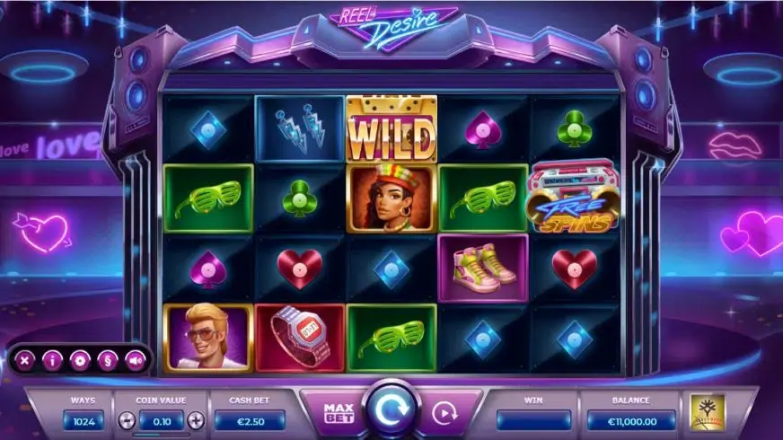Reel Desire slot screenshot 1