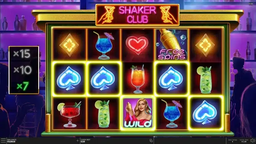 Shaker Club slot screenshot 3