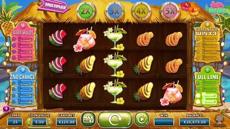Spina Colada slot screenshot 1