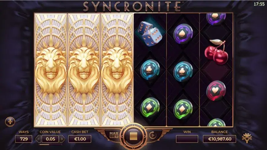 Syncronite Splitz slot screenshot 4