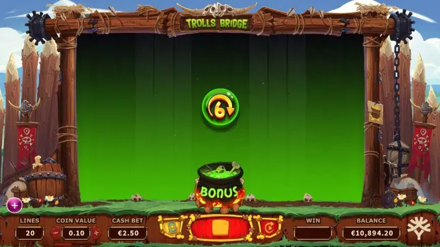 Trolls Bridge slot screenshot 4