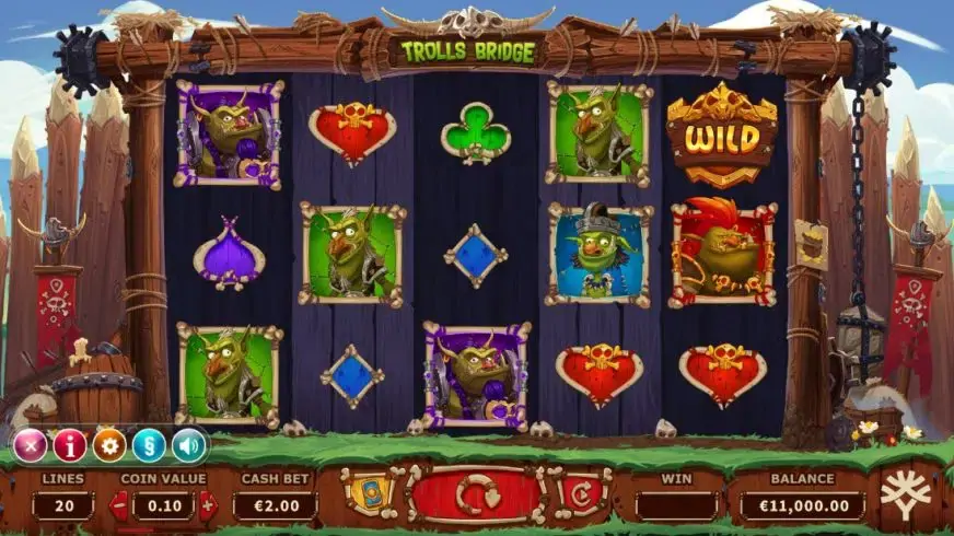 Trolls Bridge slot screenshot 
