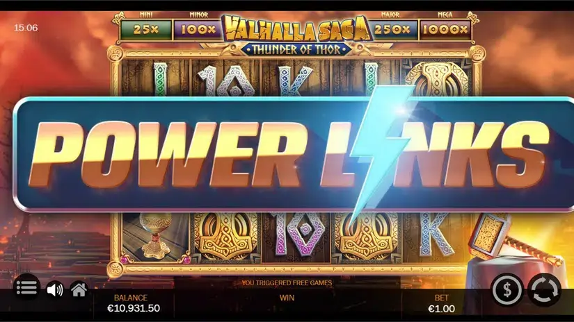 Valhalla Saga Thunder of Thor slot screenshot 4