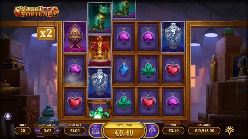 Vault of Fortune slot screenshot 3