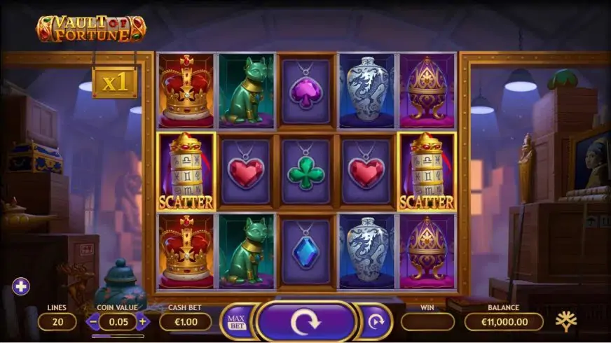 Vault of Fortune slot screenshot 