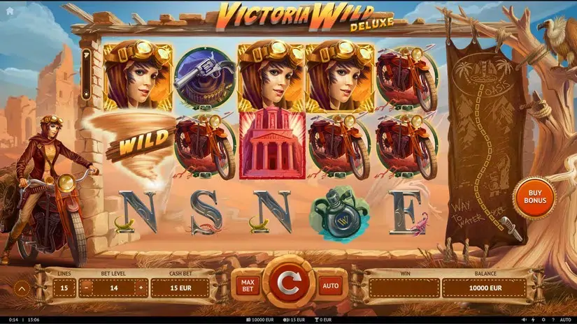 Victoria Wild Deluxe slot screenshot 1