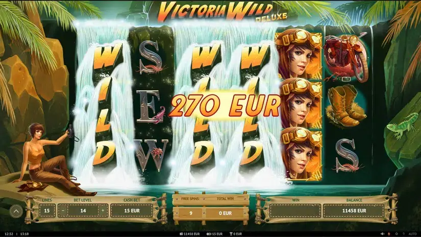 Victoria Wild Deluxe slot screenshot 9