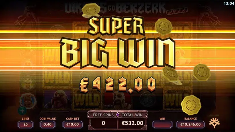Vikings Go Berzerk Reloaded slot screenshot 