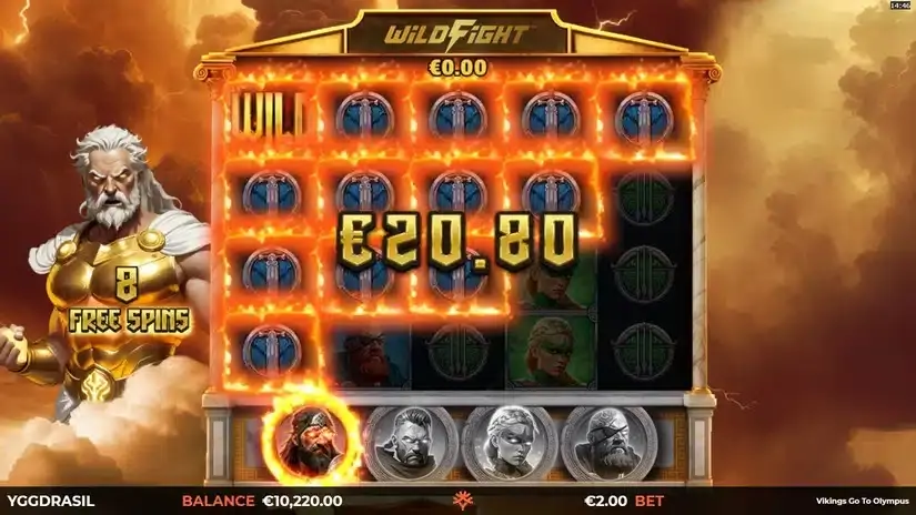 Vikings Go To Olympus slot screenshot 3