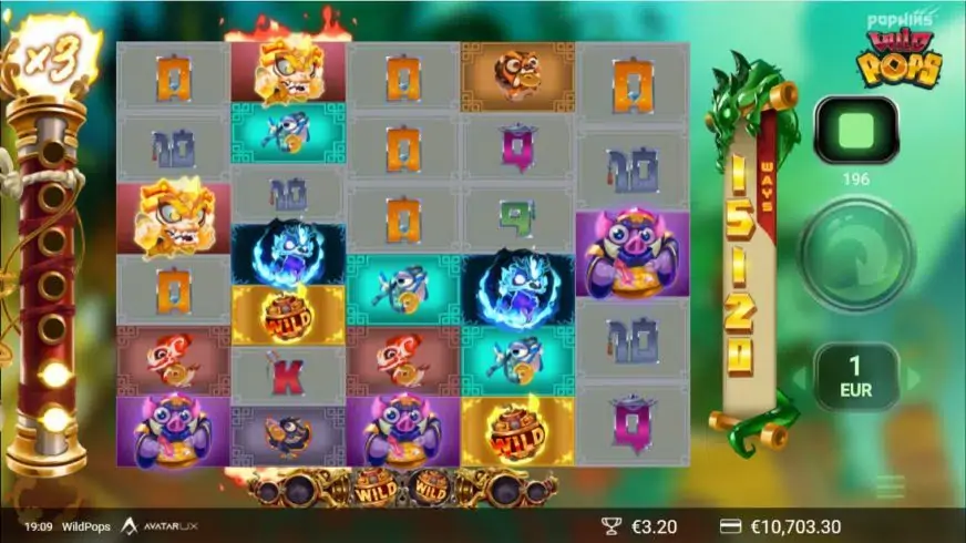 Wild Pops slot screenshot 2