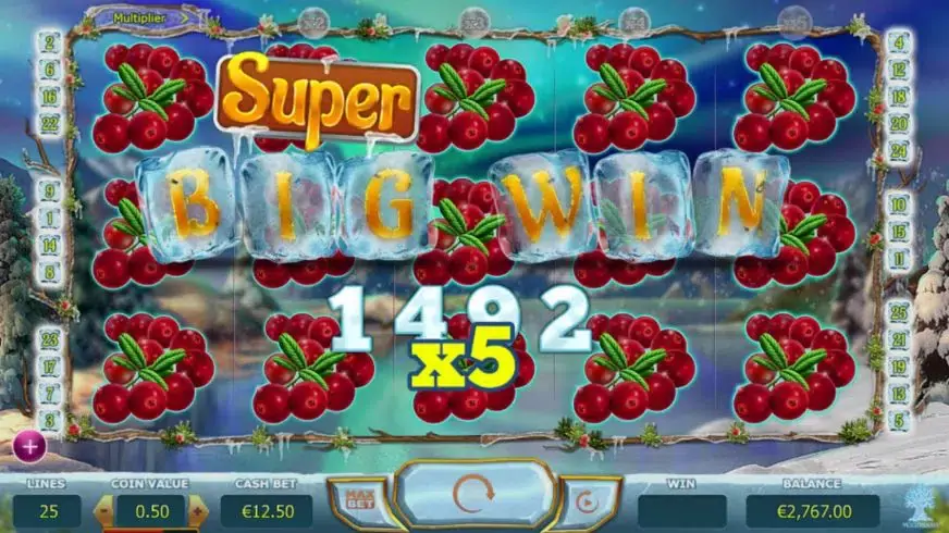 Winterberries slot screenshot 3