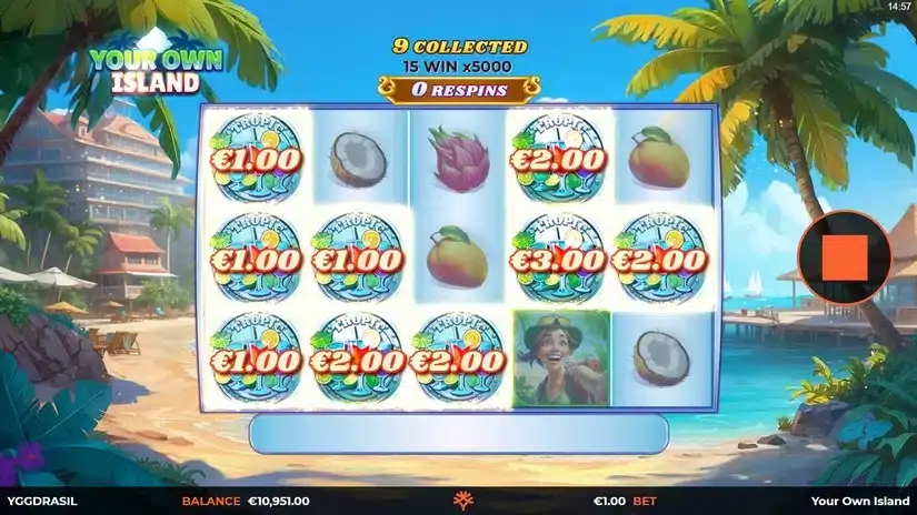 Your Own Island slot screenshot 4