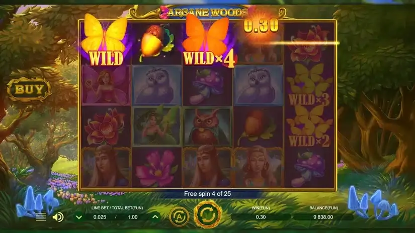 Arcane Woods slot screenshot 