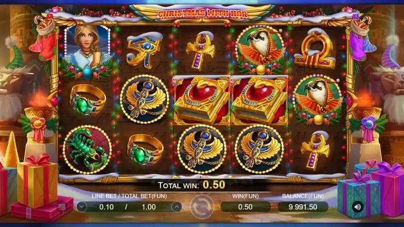 Christmas with Hor slot screenshot 2