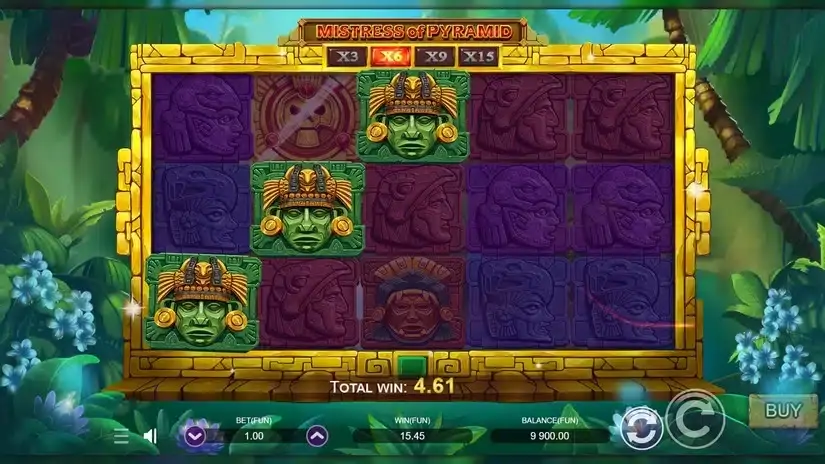 Mistress Of Pyramid slot screenshot 