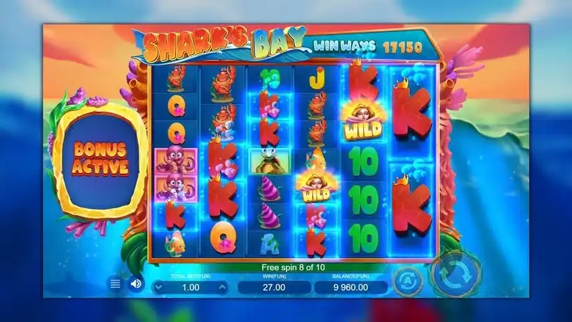 Shark’s Bay slot screenshot 