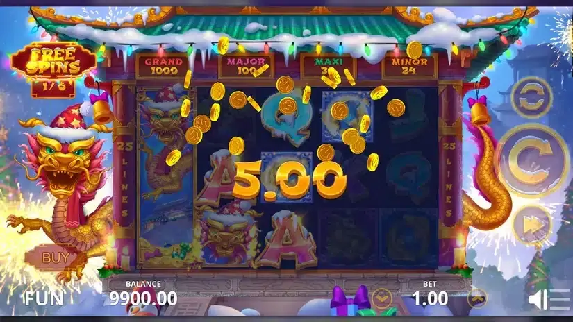 Snow Dragon slot screenshot 3