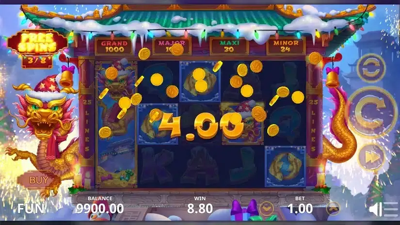 Snow Dragon slot screenshot 4