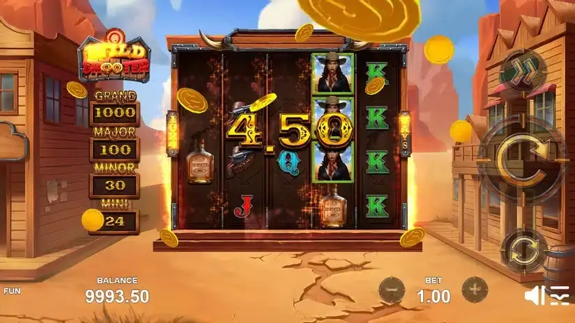 Wild Shooter slot screenshot 3