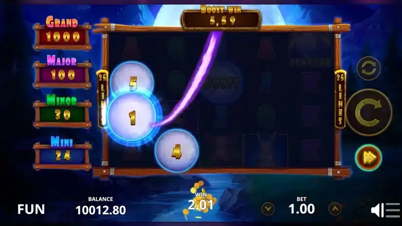 Wolf’s Moon slot screenshot 4